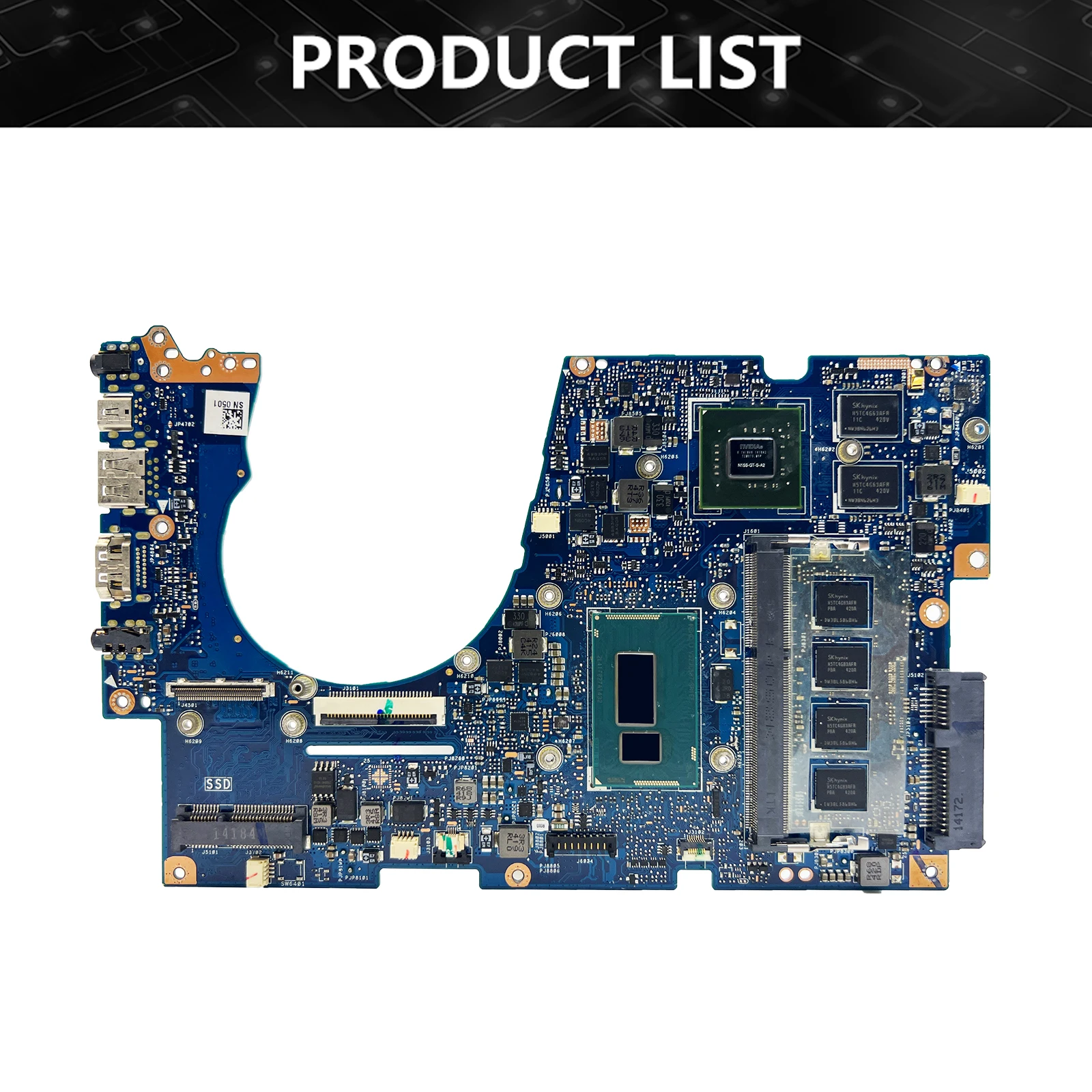 Carte mère d'ordinateur portable pour Asus, UX303L, UX303LN, UX303LB, UX303LA, U303LN, carte mère d'ordinateur portable avec CPU, i3, i5, i7, 4e et inspectés Isabel, 4 Go de RAM, V2G