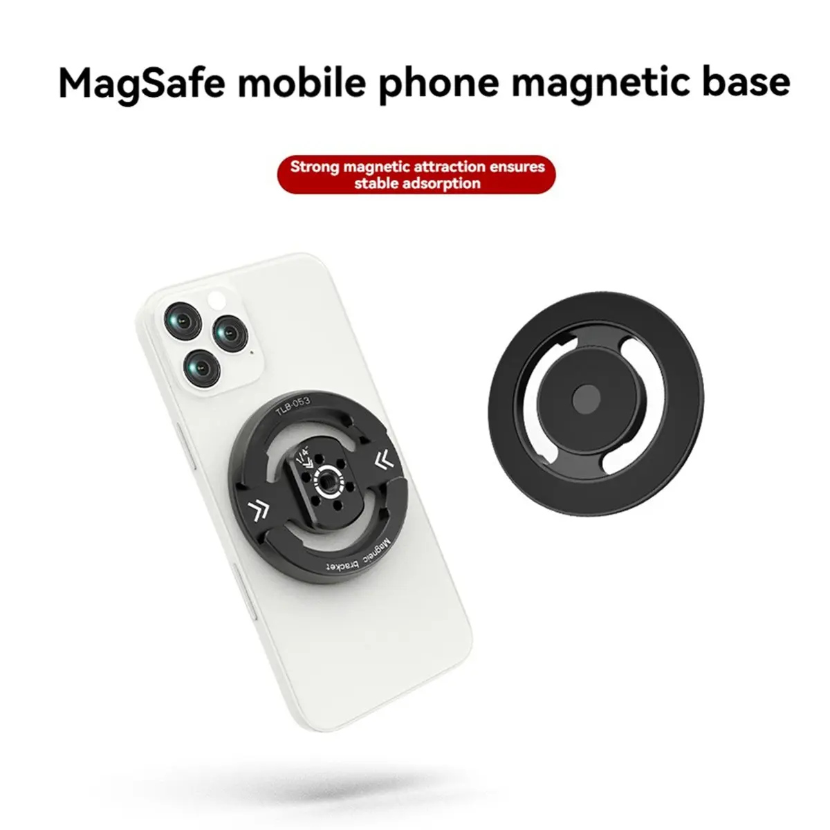 A86G NEW Magnetic Phone Tripod Holder for Phone Mount Adapter 1/4in Thread Shape for 17 16 15 Android Phones