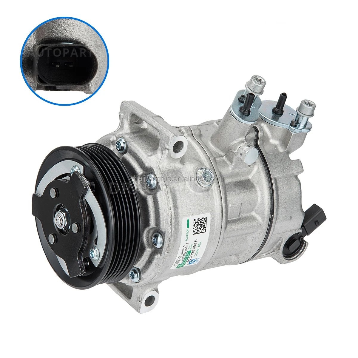 

A/C Air Condition Compressor W/ Clutch 5C0820803C 5C0820803A 5C0820803B For Audi A3 Q3 TT 2.0L 3.2L