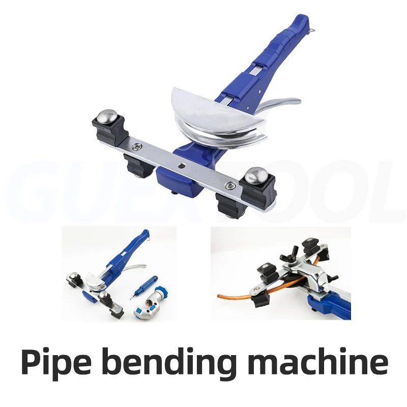 Pipe Bender Manual Copper Pipe Bender 6-22MM Pipe Bender Set Air Conditioning Refrigerator Repair Ratchet Reverse Bending Tool