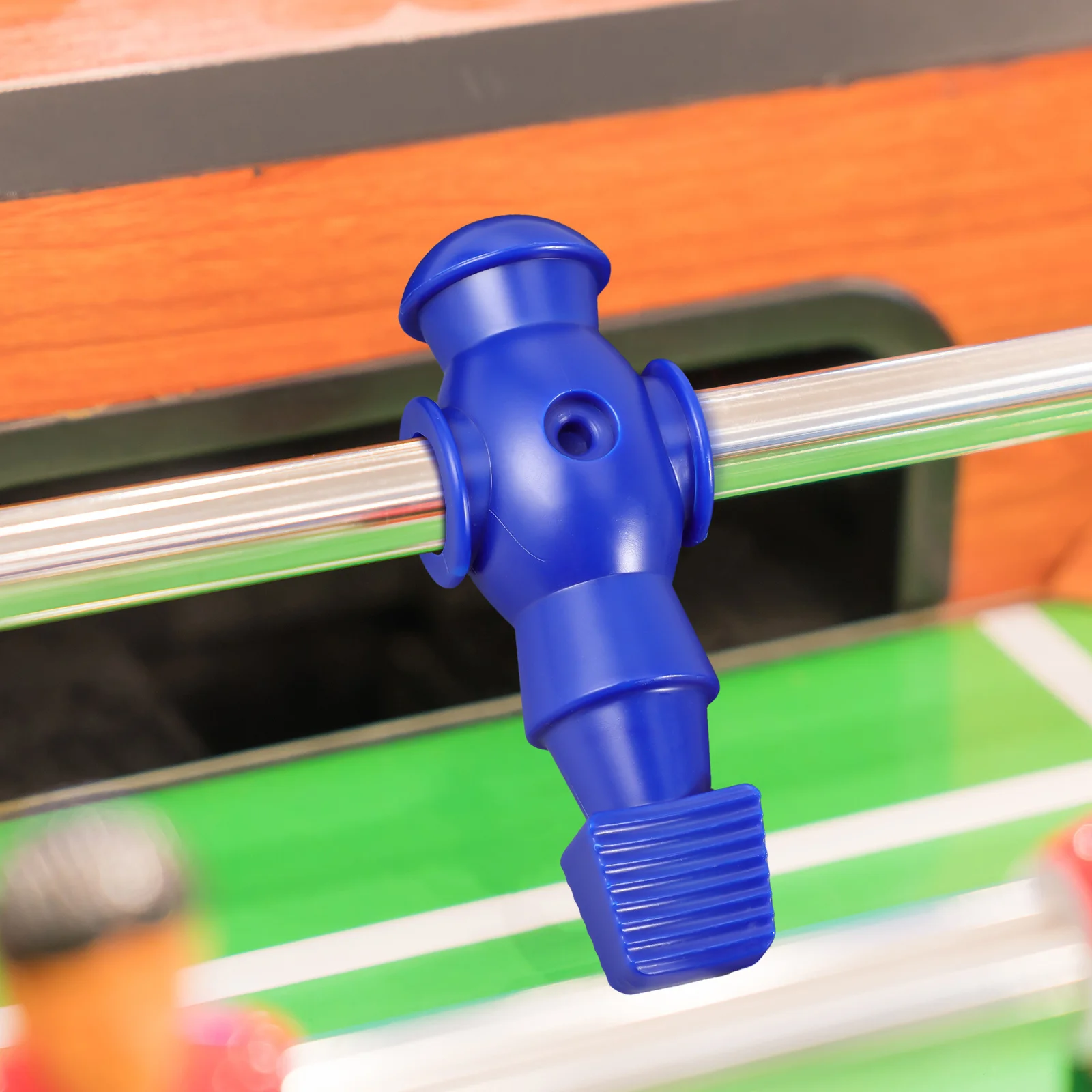 Conjunto de jogador de matraquilhos, 4 unidades, leve, à prova d'água, resina, mesa de futebol, peças de reposição, durável, jogo de futebol mecânico