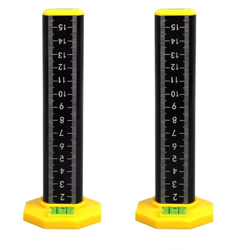 

2Pcs Woodworking Leveling Ruler Light Steel Keel Leveling Tool Special Ruler Equal Height Level Dual-Purpose