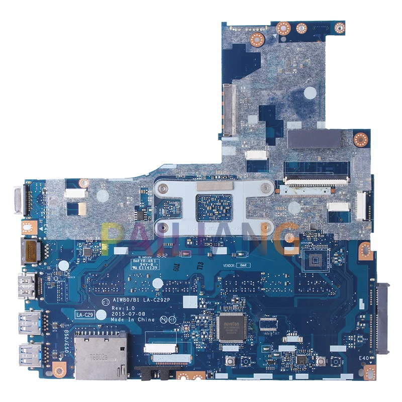 Imagem -06 - Mainboard para Lenovo Ideapad B5130 Laptop Placa-mãe 5b20j78481 La-c292p N3050 N3060 N3700 N3710 Completo Testado