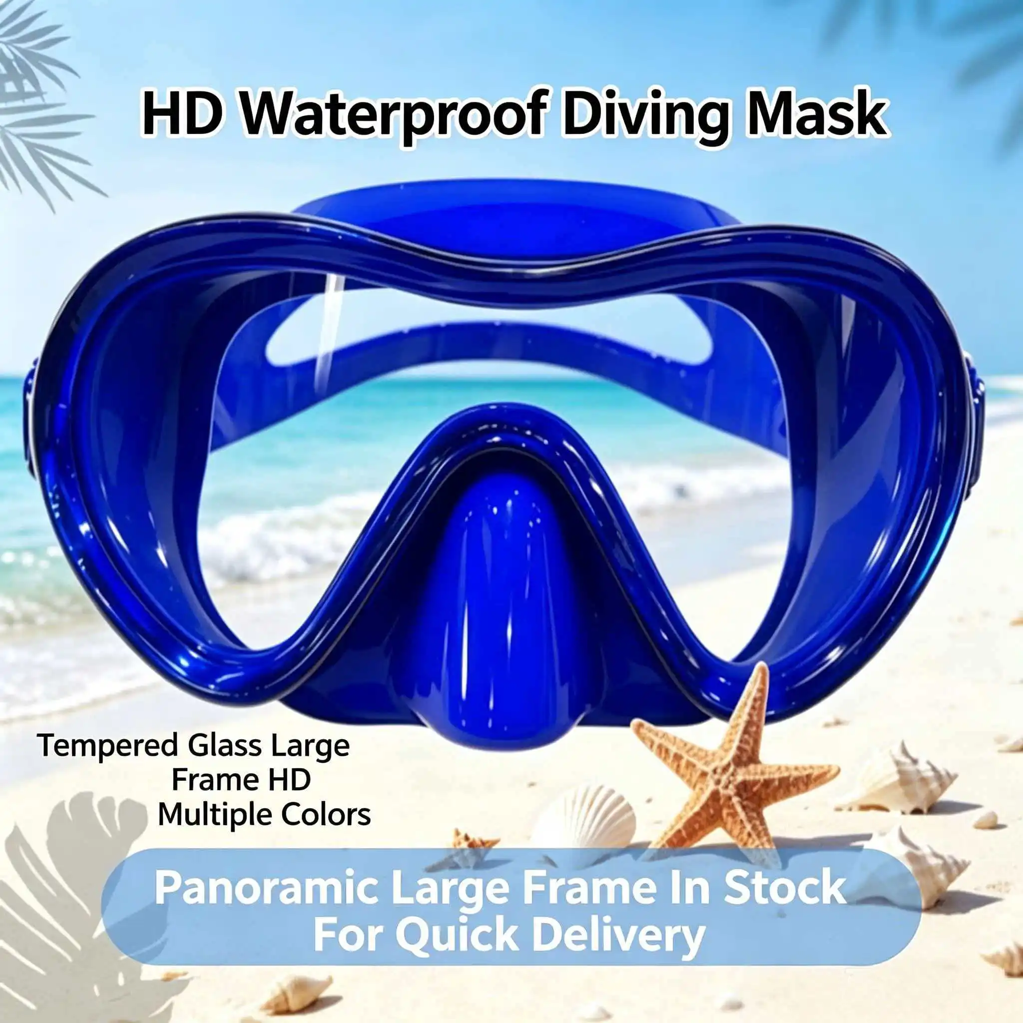 Full-Dry Snorkeling & Diving Gear Set: Silicone Mask, Swimming Goggles & Snorkel