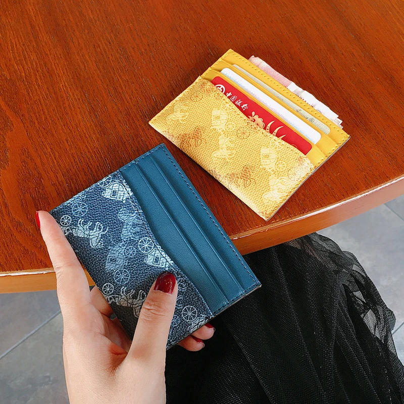 Travel Wallet Slim - Mode dameskaartentas portemonnee slanke creditcardhouder portemonnee
