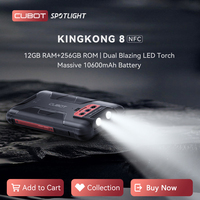 Cubot KingKong 8, Waterproof Rugged Smartphone Android 13, 12GB RAM(6GB+6GB), 256GB ROM, 10600mAh, NFC, Octa-core, 4G Phone, OTG