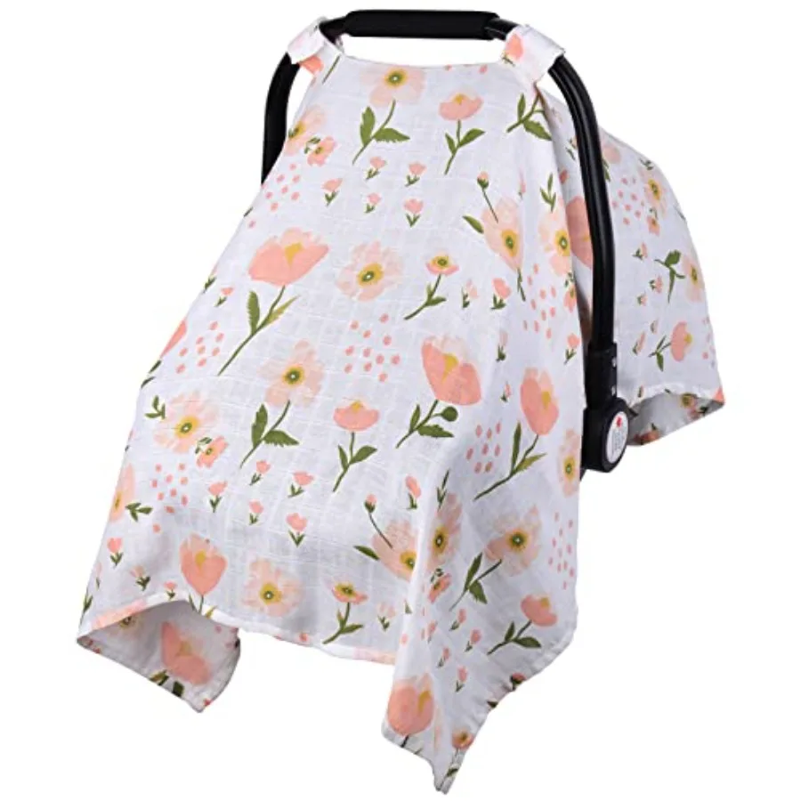 Breathable Muslin Car Seat Cover for Babies