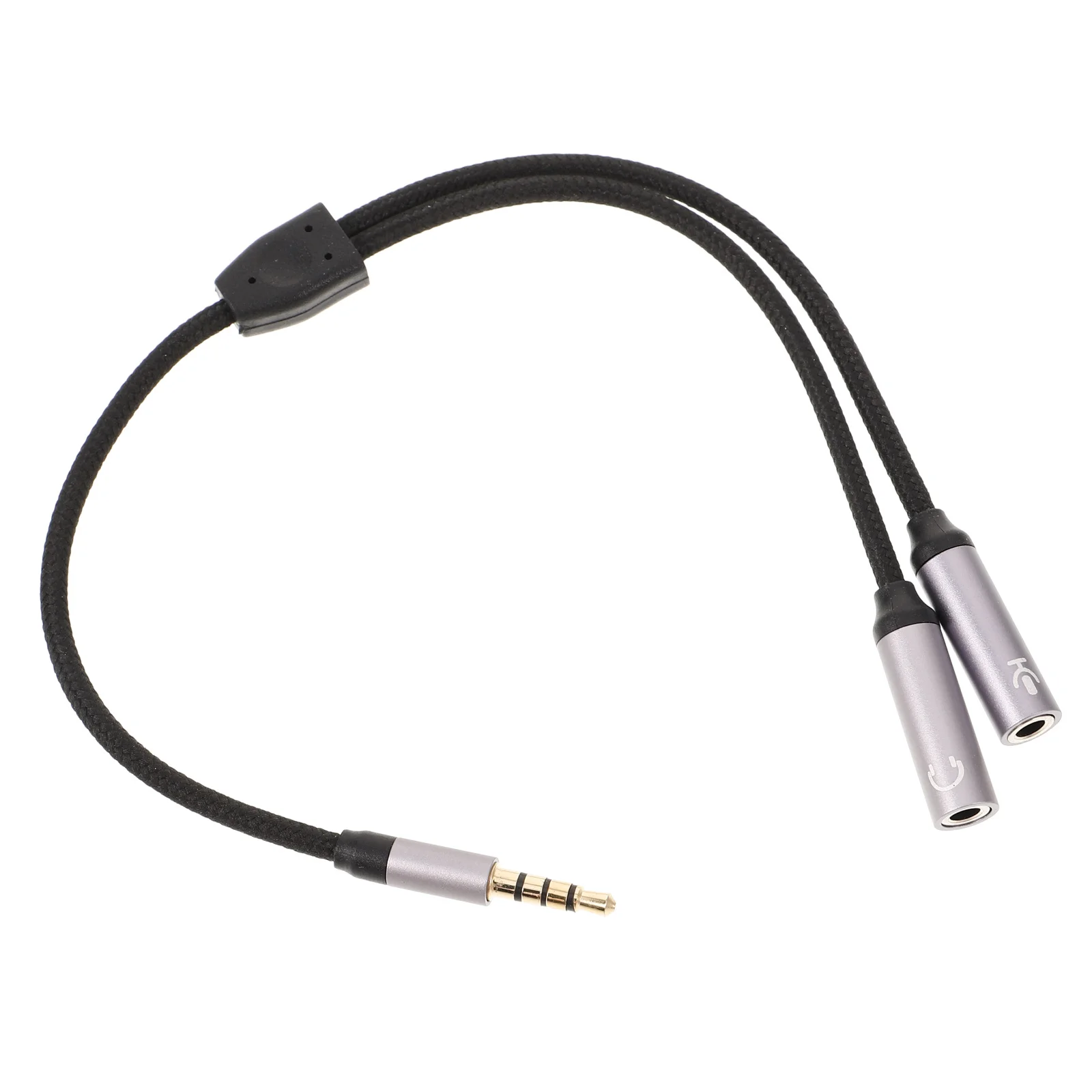 

Splitter Cable 3.5mm Headphone Jack Adapter for Smartphones Tablets Music Sharing No Setup Required