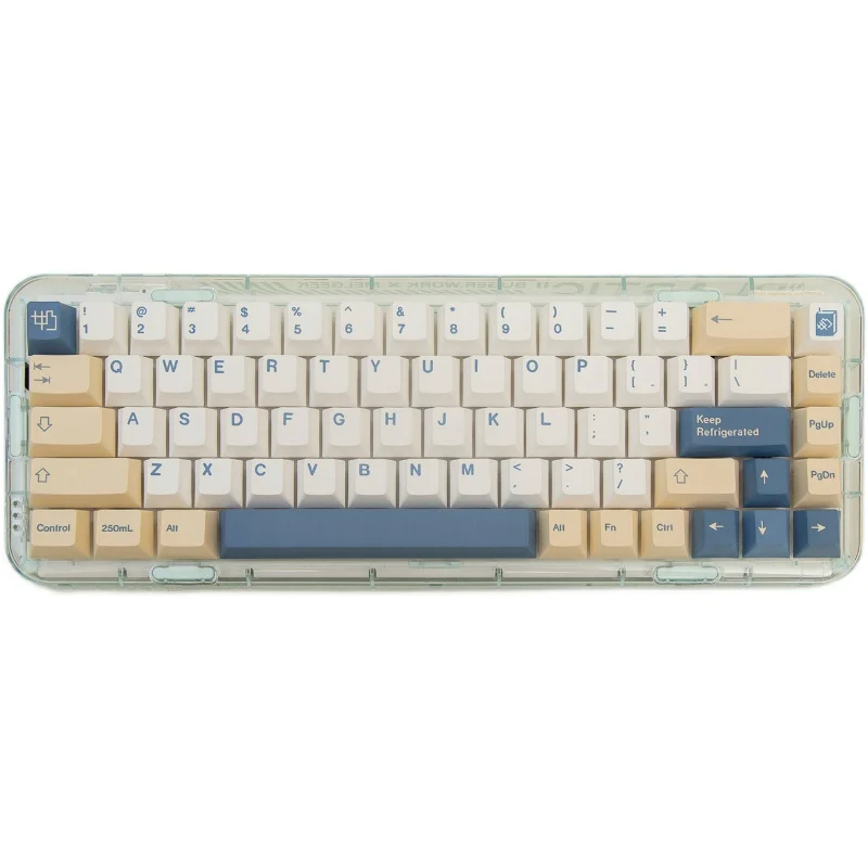 

GMK soy milk keycap original factory height pbt five sided sublimation 75V3 CIY 68 61 84 87 980 104