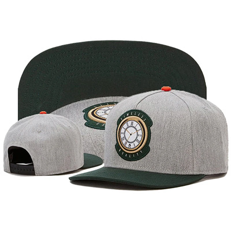 

2025 New Watch Embroidery Flat brimmed Hat Fashion Hip Hop Hat Outdoor Decoration Sunshade Hat Adjustable Baseball Hat Unisex
