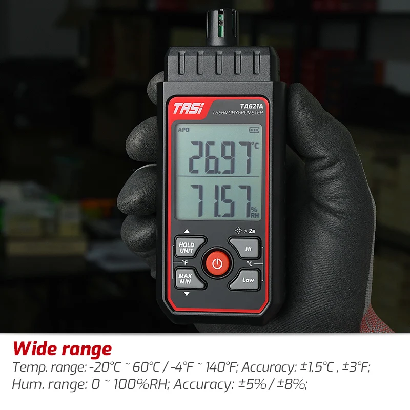 Imagem -02 - Medidor Digital de Temperatura e Umidade Mini Higrômetro Termômetro20 °c60 °c Medição de Alta Precisão Higrotermógrafo