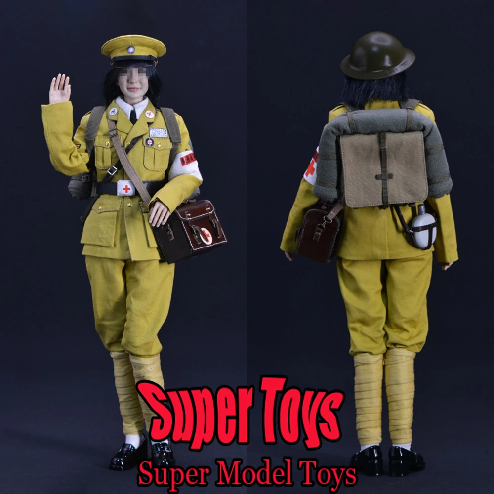 

QOM-1048 1/6 масштаб женский комплект одежды солдата защитный полк костюм команды скорой помощи подходит для 12-дюймовой экшн-фигурки куклы игрушки