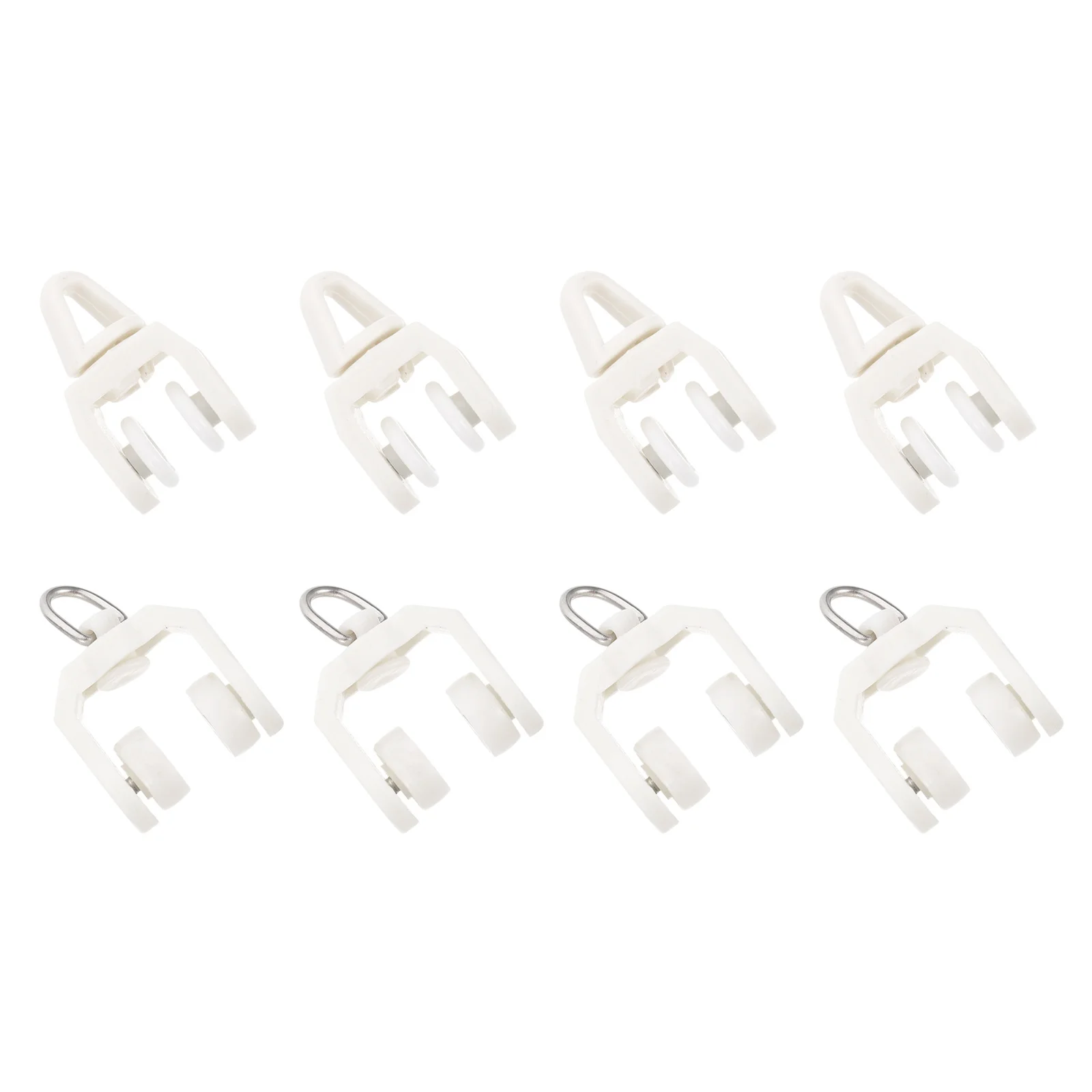 

50pcs Curtain Glider Silent Mute Wheel For Curtains Drapes Valances Shower Tracks Rollers Pulley