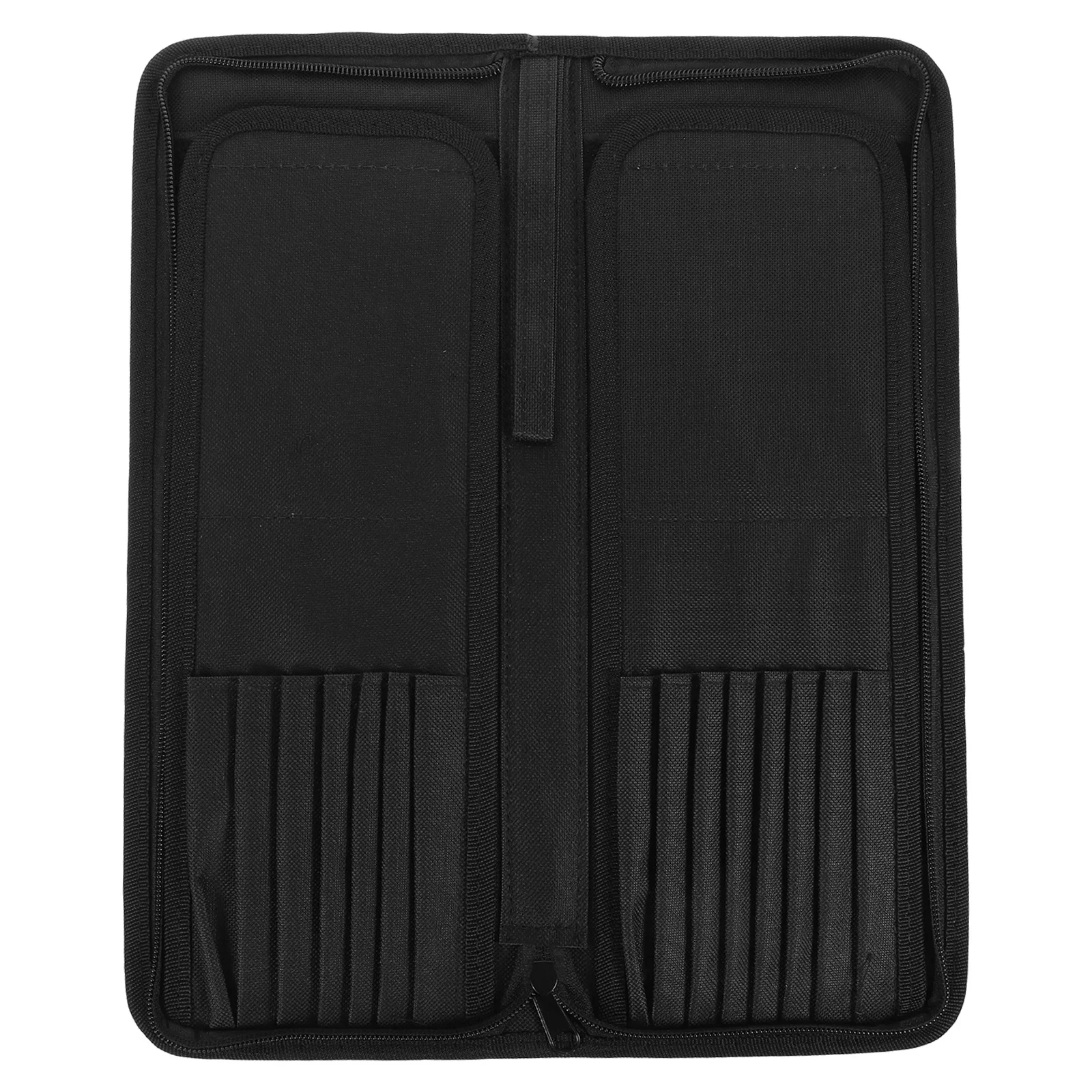 1pc ロールキャンバスペイントブラシホルダーアーティスト用ポータブルストレージ水彩油ペン鉛筆、アーティストブラシオーガナイザーケース