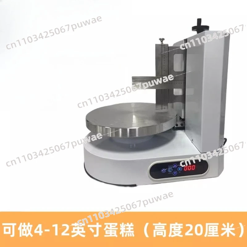 Semi Automatic Round Birthday Cake Cream Butter Spreading Machine Small Tabletop Cakes Chocolate Creams Icing Coating Equipment