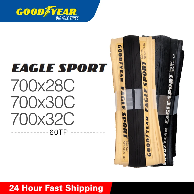 Goodyear Eagle Sport Bicycle Tire 700x28/30/32C 60TPI High Performance Endurance 700C Road Bicycle Tyre Gravel Bike Accessories