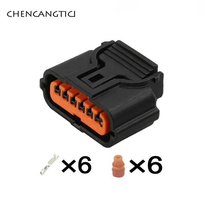 1 Set 6 Pin HP286-06021 Automobile PDC Connector Reverse Radar Sensor Female Plug For Hyundai Kia Move Line Eight Yue Lang