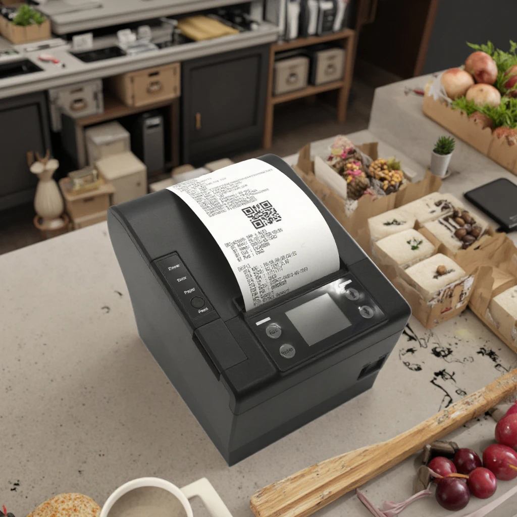 

80mm Bill Printer MQTT Connectable Cloud Print for Restaurant Retail Desktop POS Thermal Receipt Printer Wireless Bluetooth USB