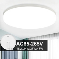 Round Led Ceiling Light Modern Panel Energy Saving Ceiling Lights 18/24/36/48W Ultrathin Indoor Lamp Fixture for Bedroom Kitchen