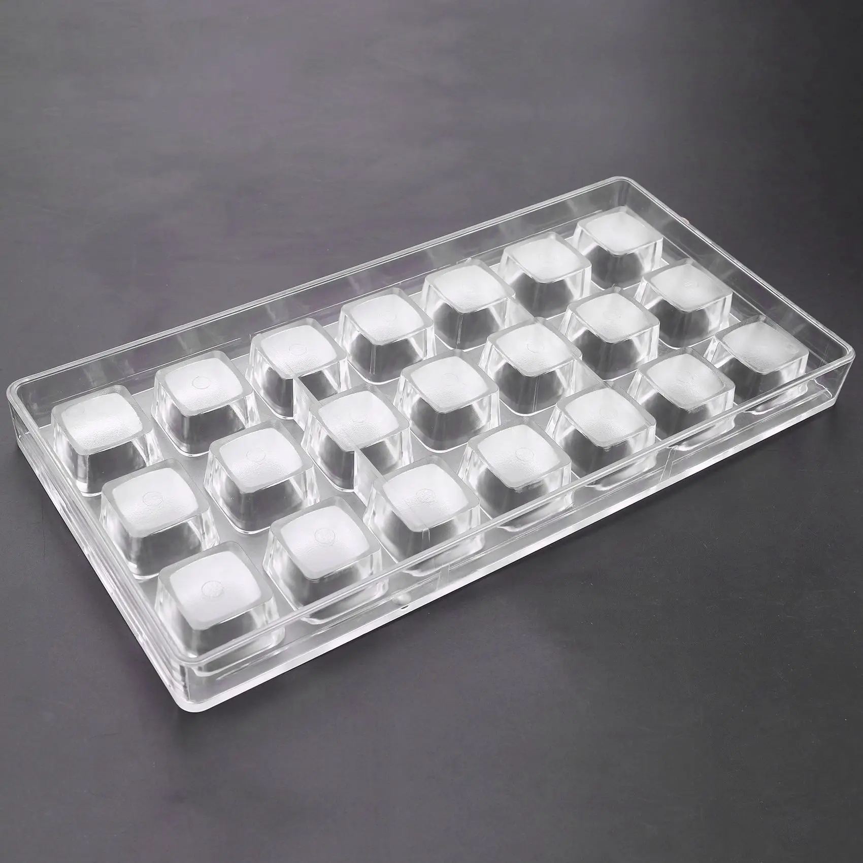 KYCOR-2X 3D Chocolate Mold Homemade Square Chocolate Diy Pastry Tools Polycarbonate Chocolate Moulds