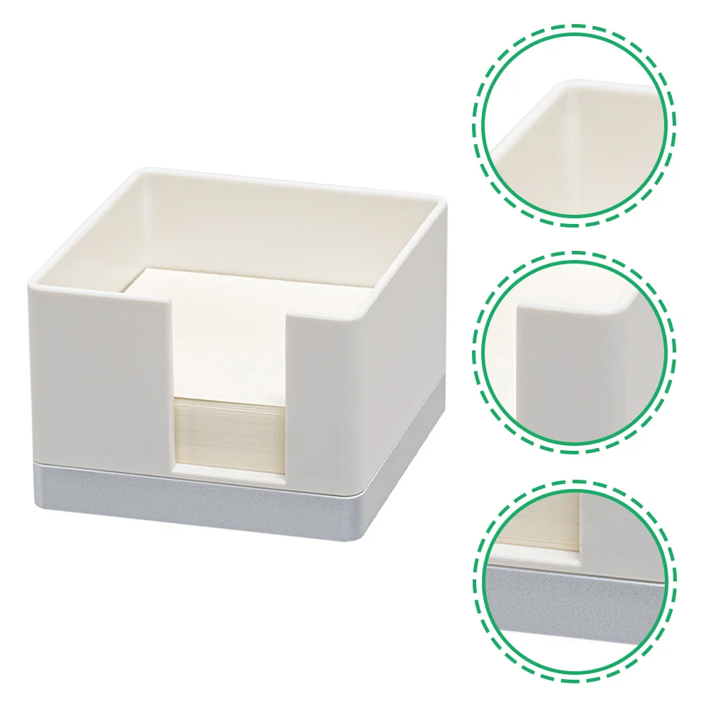 

Storage Box Stationery Organizer Desktop Pads Memo Mini The Gift School Supplies Paper