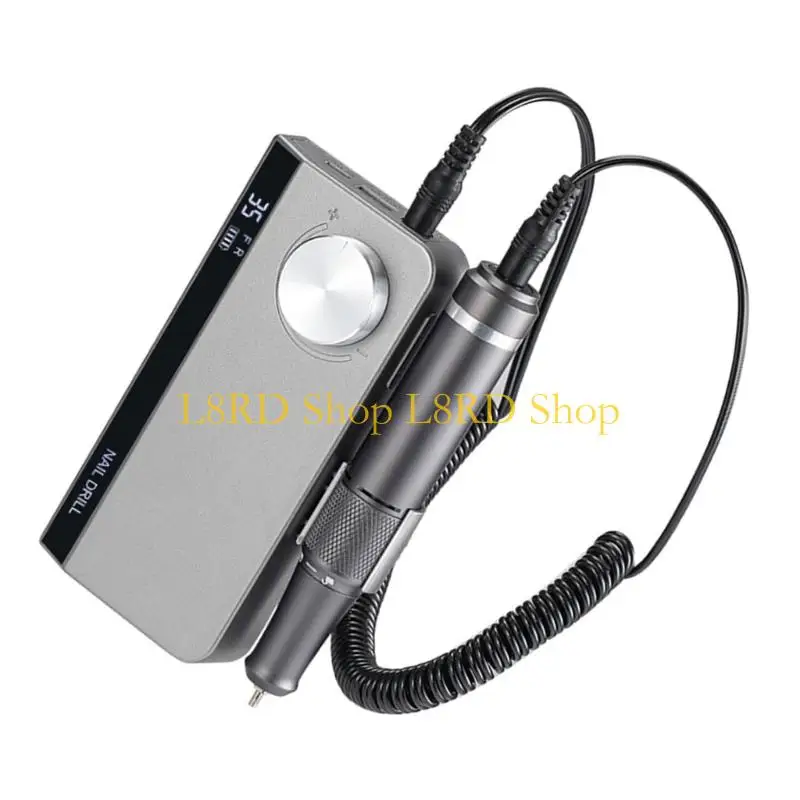 L8RD perceuse à ongles professionnelle 35000 tr/min lime à ongles électrique sans fil e-file