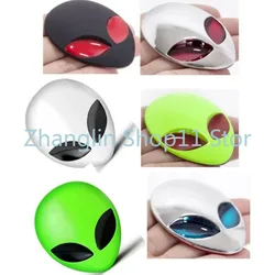 3D Car Stickers Metal Alien Side Standard Modified Alien Emblem Motorcycle Car Body Styling Car Head Cover Sticker
