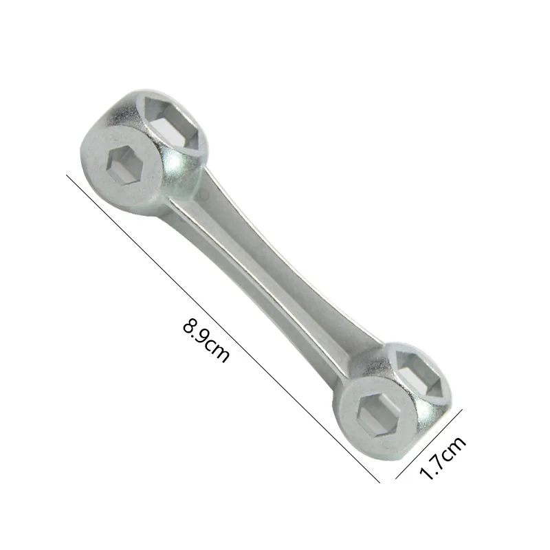 Bike Wrench Multifunction 6-15mm Bone  Bicycle Mountain Bike Install Balance Spanner 10 Holes Size Hexagon Wrench Repair Tool