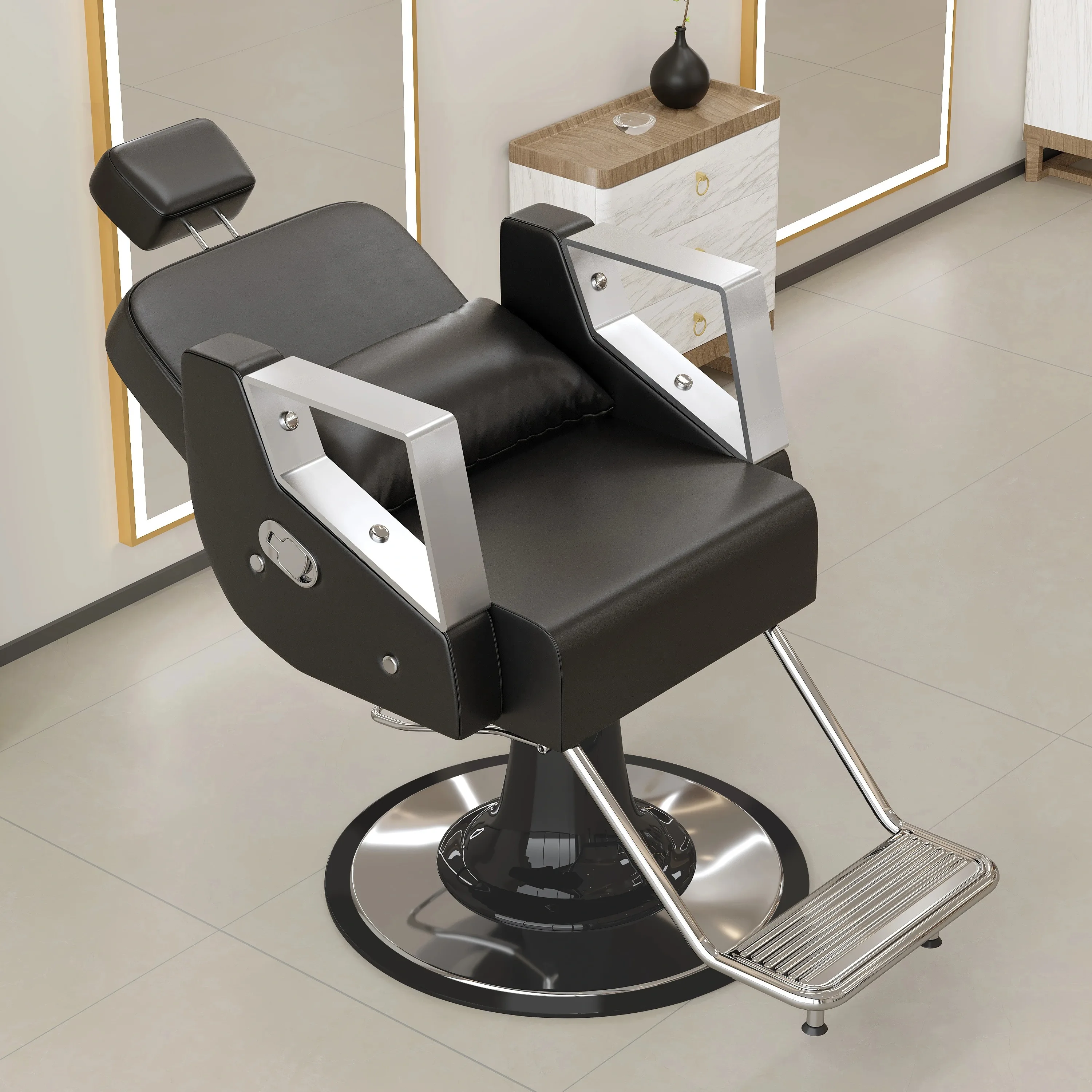 

Shampoo Hairdresser Barber Chair Professional Vintage Barber Chair Tattoo Office Silla Barbero Profesional Hair Salon Furniture