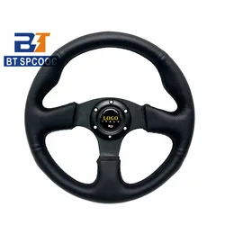 13inch 320mm JEM MO Steering Wheel Racing Drift Car Sport Race Steering Wheel Leather