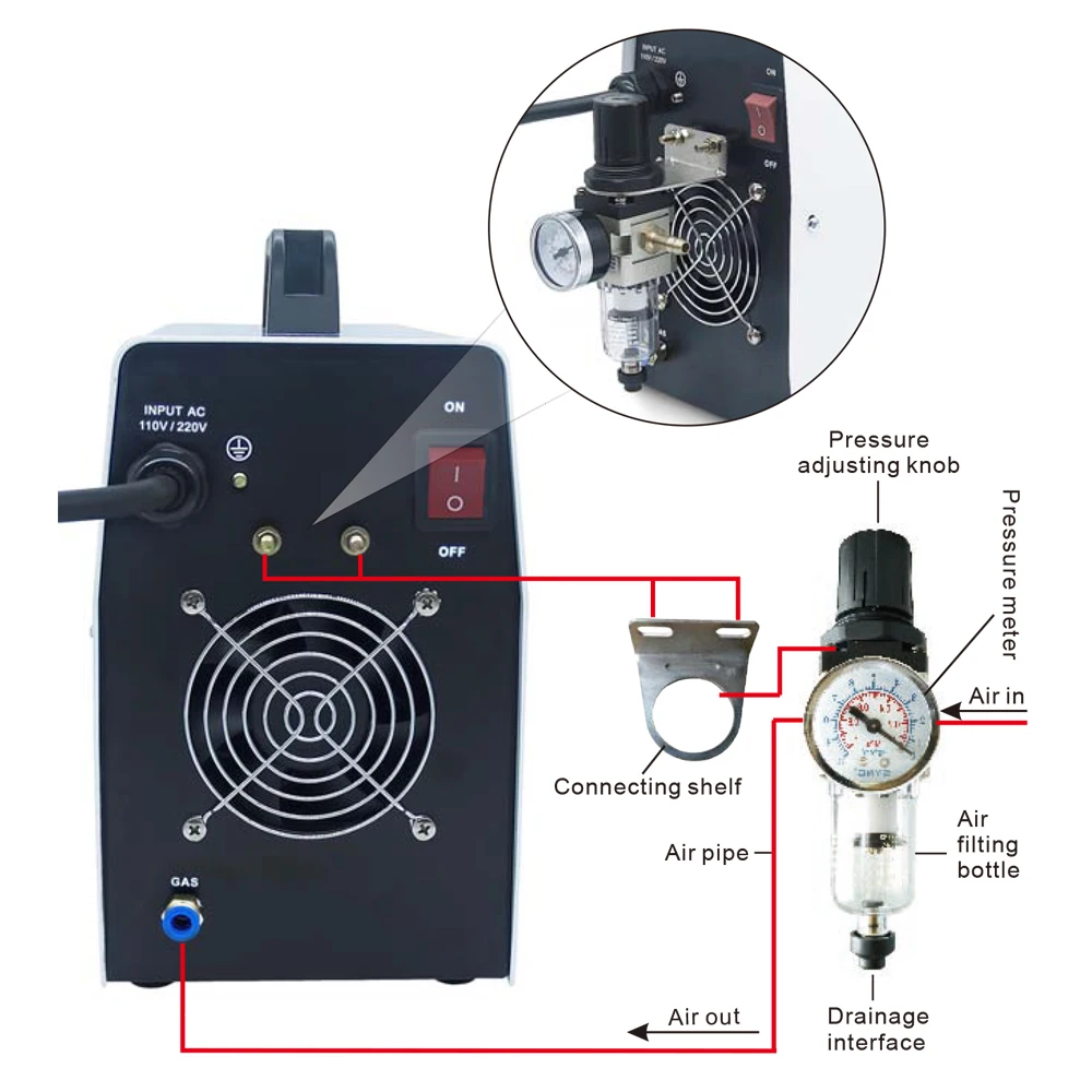 

Fine Design Laser Welding Machine 5 in 1 Multi Welder Plasma Cutter 110V-220V Dual woltage Industrial Plasma cutting Machine