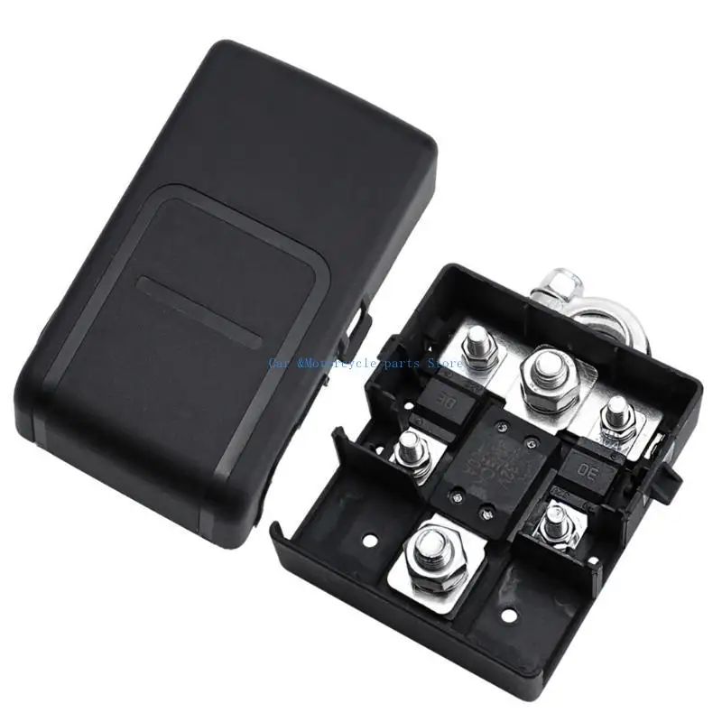Y9UC Automotive Battery Terminals Connector Fuses Box 32V/400A High Current Capacity Terminals Connector for Safe Power Supply