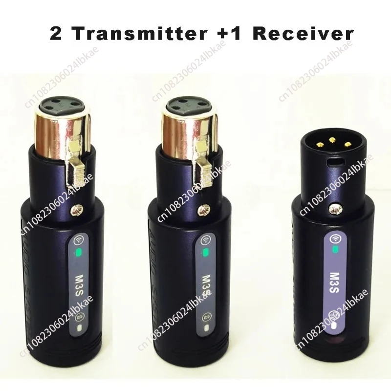 

1-to-2 Wired Dynamic Microphone XLR To Wireless System 2.4G High-quality Sound Effect Dedicated Vocal Microphone