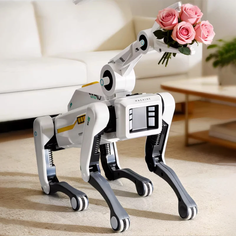 

MACHINE 2026 New AI Robot Dog Bionic Mechanical Arm Remote Control Electric Interactive Companion Pet Toy For Kids Home Play