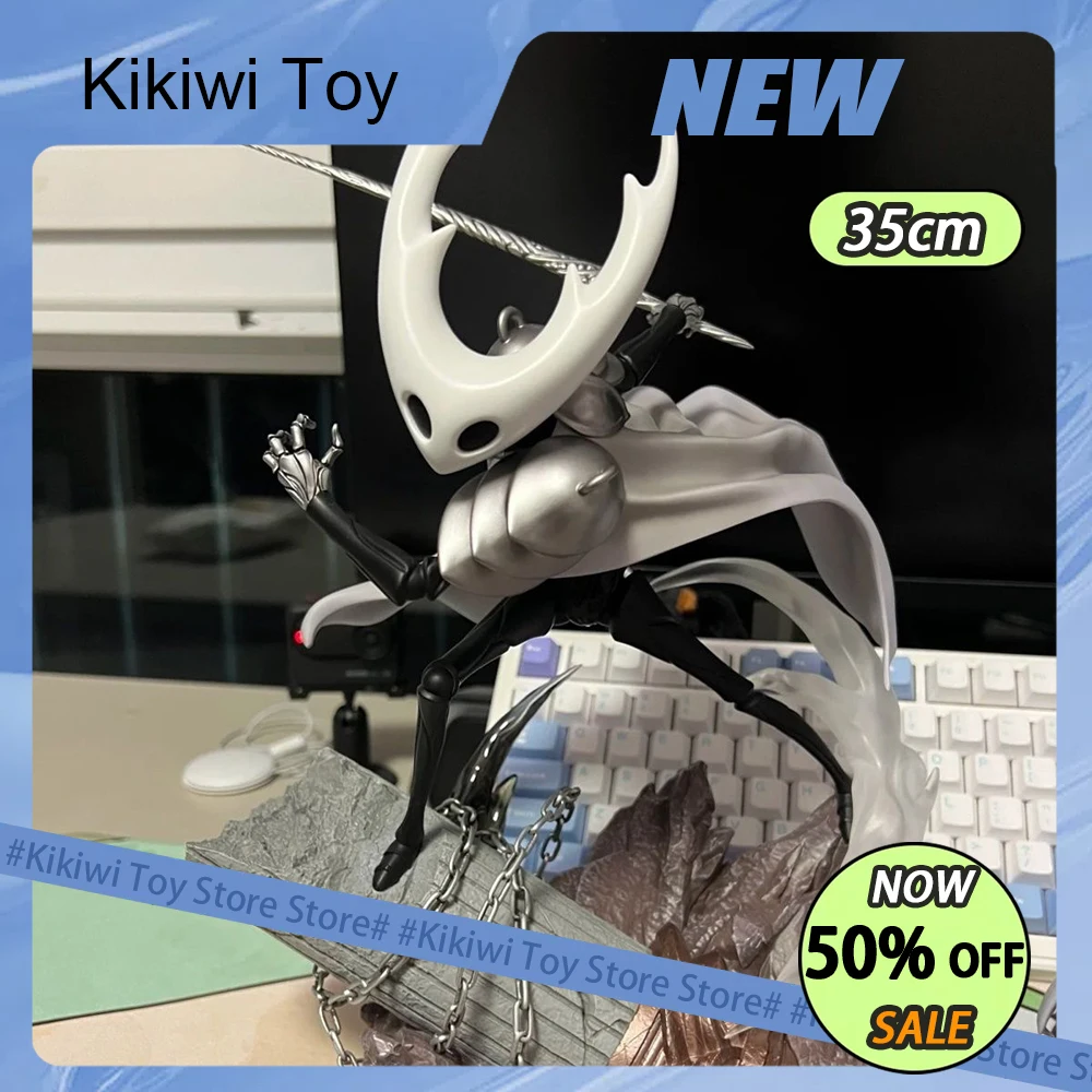 

35cm Hollow Knight Anime Figure The Pale King Action Figure Gk Statue Figurine Model Doll Collection Room Decora Desk Toys Gift