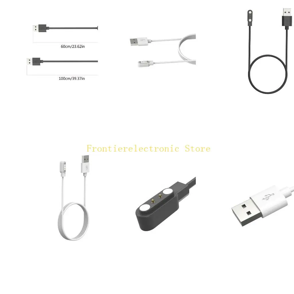 G8DB Charges Cable for Colmi C81 Charging CordDock Stand Cable Smartwatches 60/100cm Length Charges
