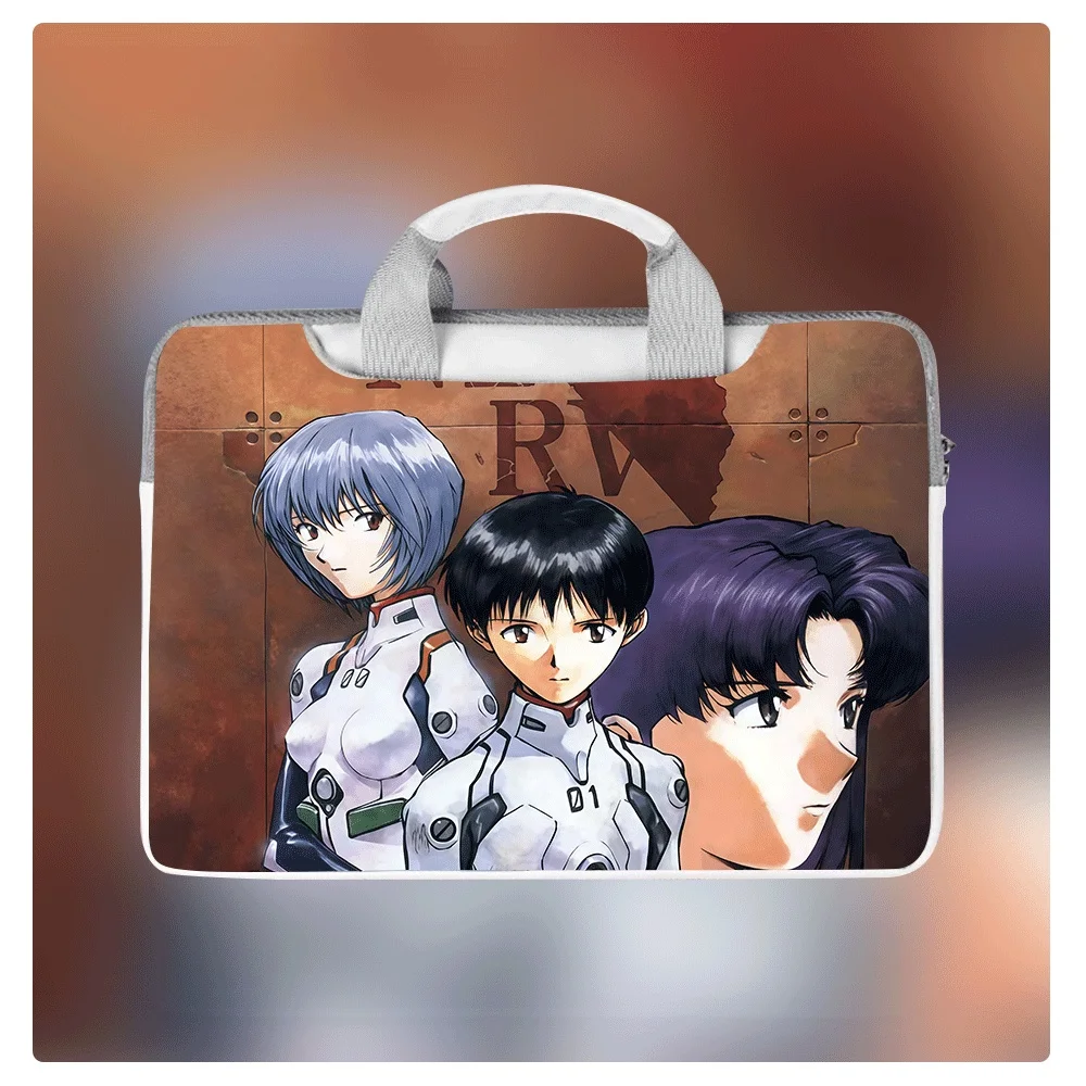

Cute EVA Evangelion Laptop Briefcase Protective Cover 12 13.3 14 15.6 16 Inch Shockproof and Waterproof Crossbody Shoulder Bag