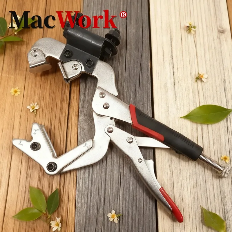 

10 inch Pipe Clamp Locking Pliers Toughbuilt Gripping Pliers Chromium-Vanadium Steel Cushioned Grip Handle Plier Car Repair Tool