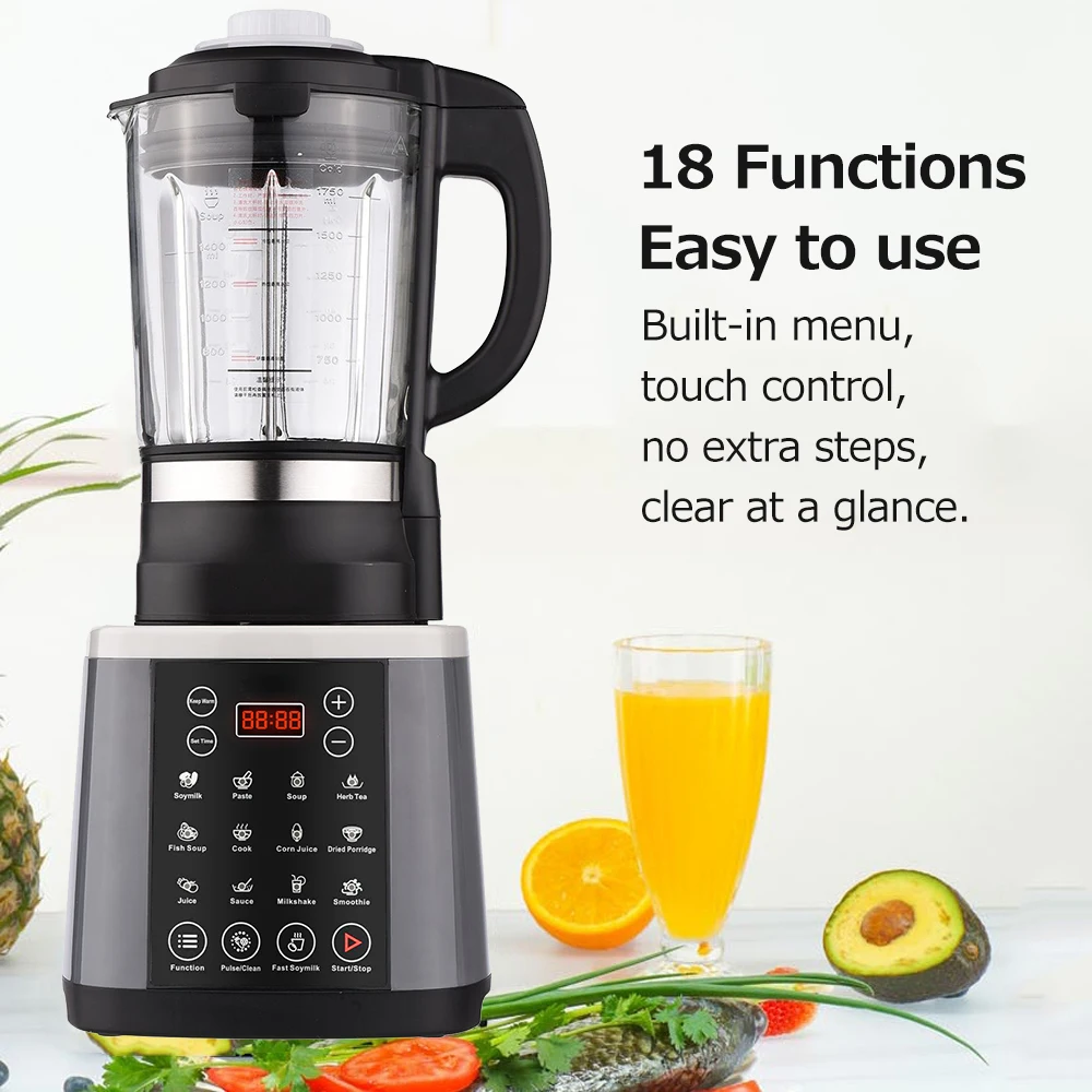 

Wall Breaking Machine Soy Milk Maker Multiple Function Silent Blender Household Food Processor Soybean Milk Machine Filter-free