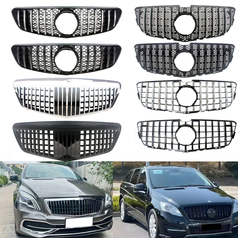 Rejillas delanteras de elevación facial para mercedez-benz R280 R320 R350 R500 R550 W250/W251 2006-2010/2011-2017