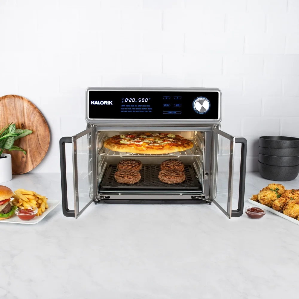 Maxx 26 Qt Frytkownica powietrzna Grill 1700 W Bezdymna technologia Sear Urządzenie do gotowania 10 w 1 Ekran dotykowy LED 22 ustawienia wstępne