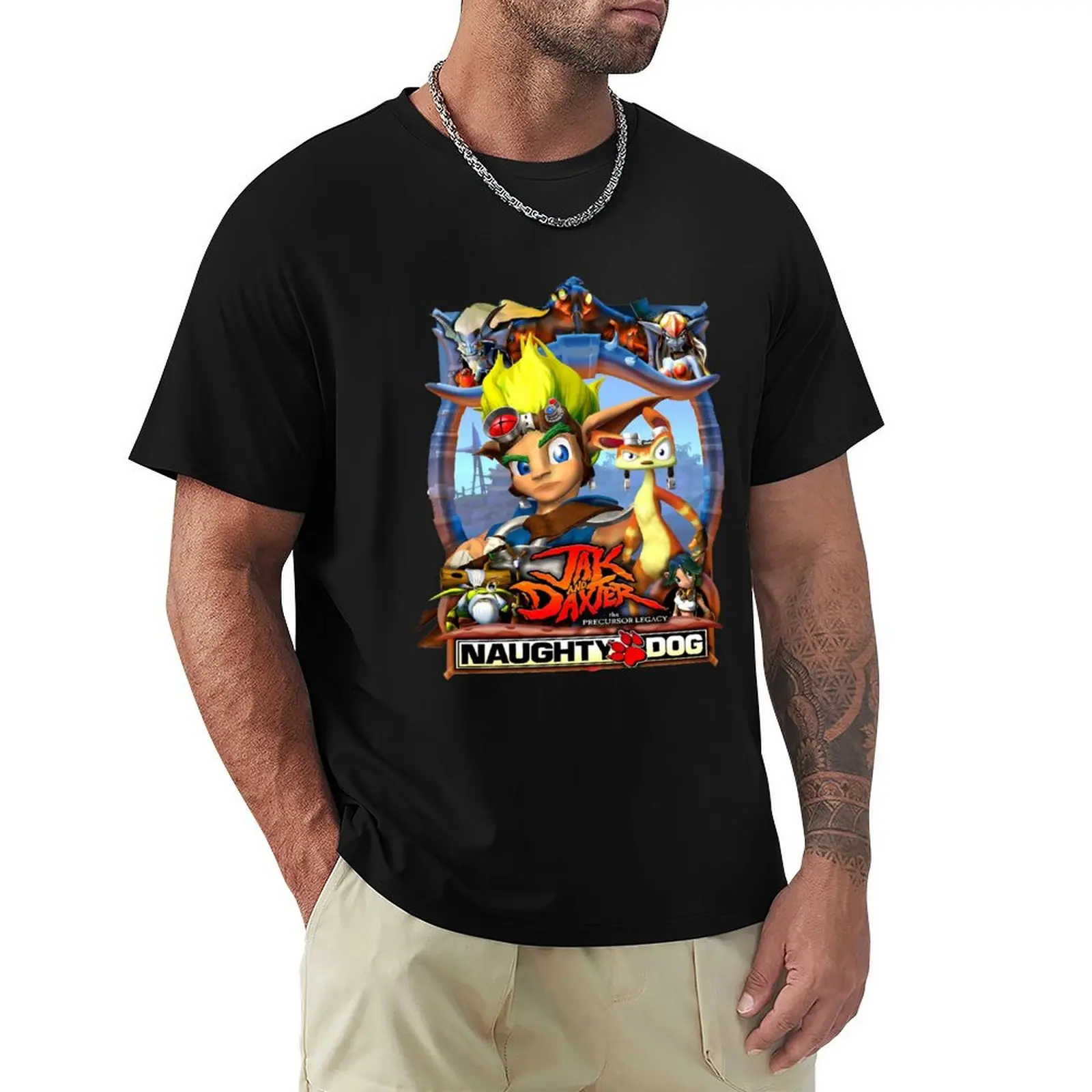 Jak Daxter - Promo Poster T-Shirt Casual All Match Short Sleeve T-Shirt