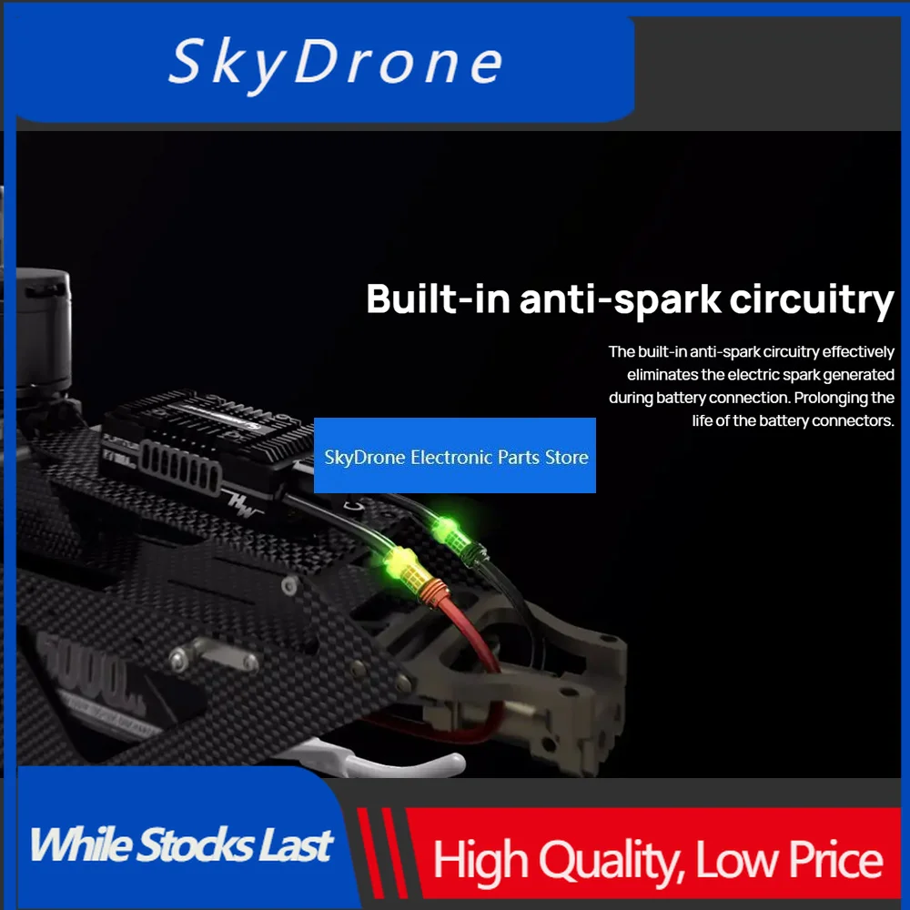 SkyDElHOBBYWING Platinum 180A V5 6-14S LiPo HV Brushless ESC For RC Remote Control Model Aircraft Fixed-wing Helicopter