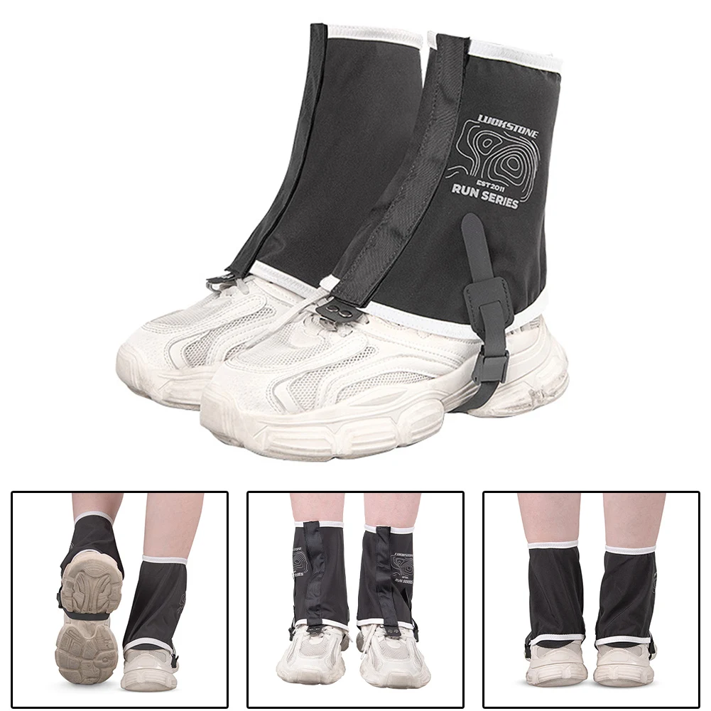 Adjustable Leg Gaiters Hiking Leg Gaiters For Snow Activities Durability For Rugged Terrain Lightweight Design