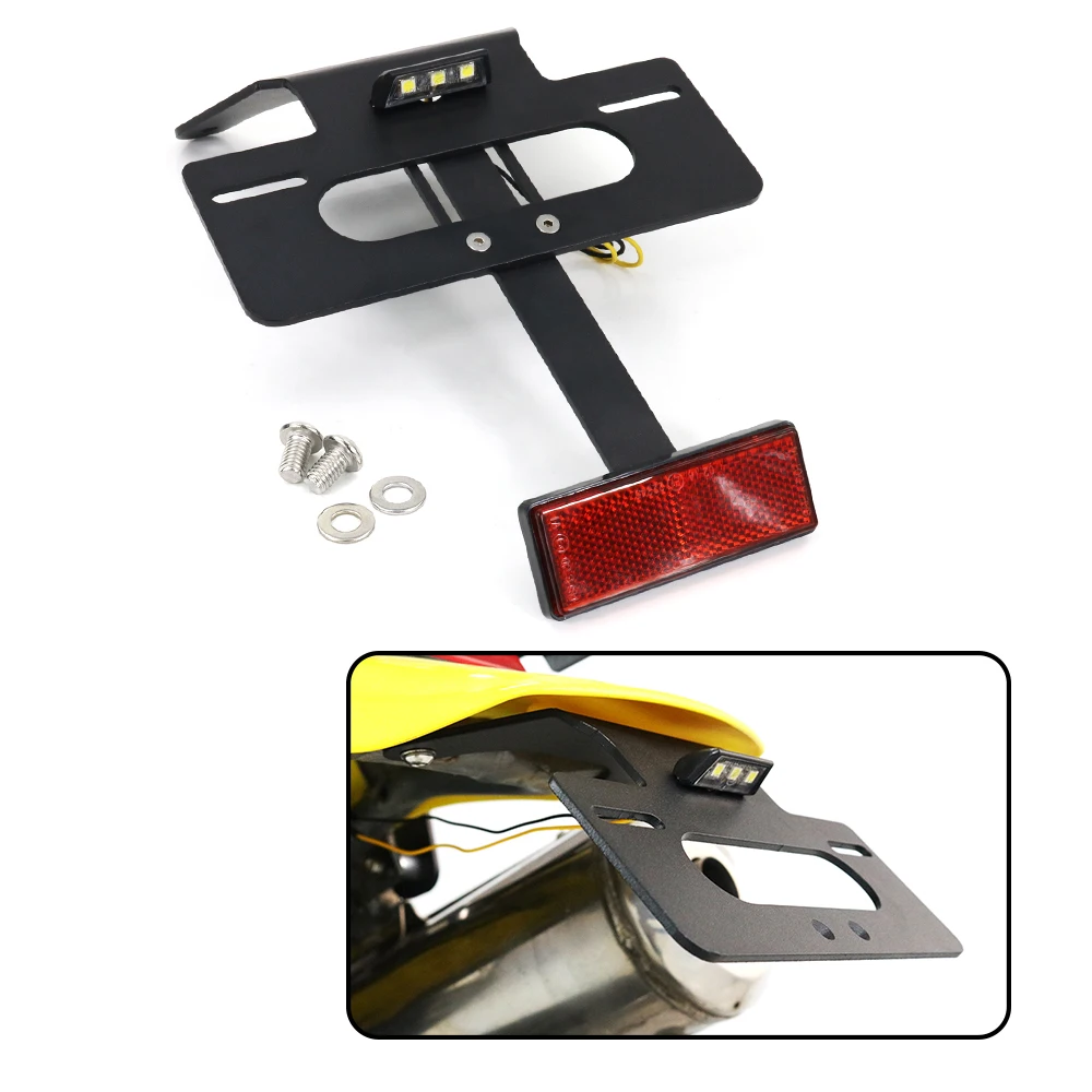 

For Suzuki DR650 DR650S DR650SE 1996-2024 DR 650 Motorcycle Rear Tail Tidy Fender Eliminator Kit License Plate Holder Bracket