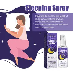 Lavender Sleep Spray 60ml Aromatherapy Sleep Lavender Vanilla Pillow Mist Sleep Pillow Spray For Room Linen Deep Sleep Spra Y1T3