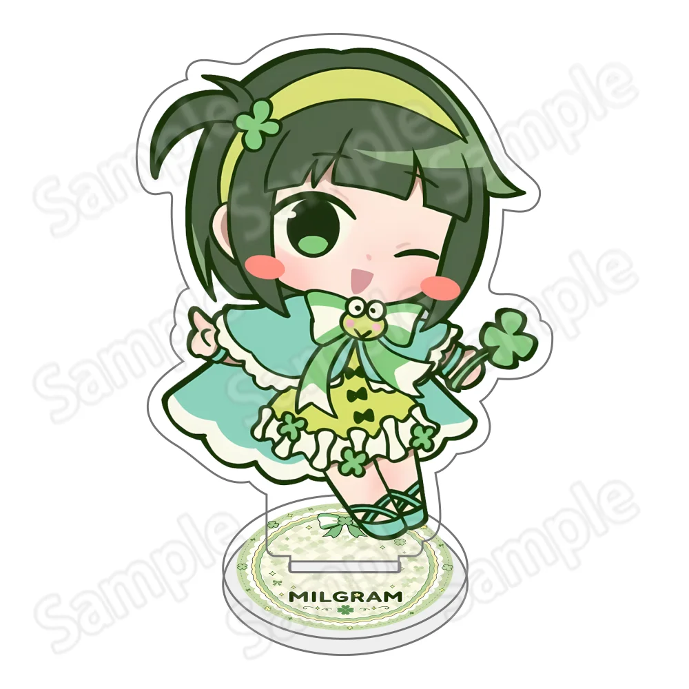 Anime MILGRAM Haruka New 10cm Acrylic Stand keychain Figure Desk Car Ornament Independence Day Gift Anime Collectible Present