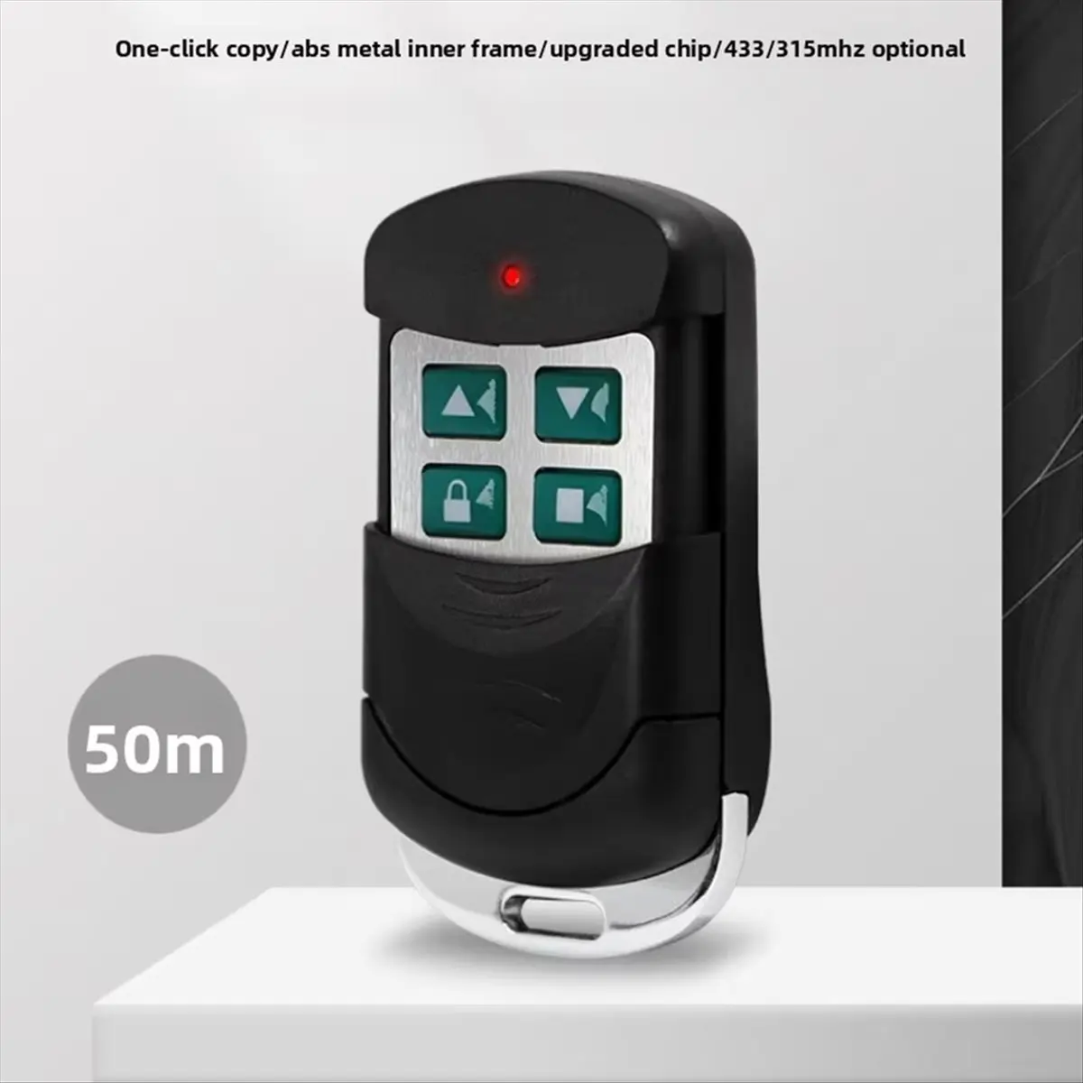

Latest Model New Garage Door Rolling Code Super Metal Four-Button Copy Wireless Remote Control 433MHZ Copy Safety Protection