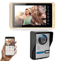 SYSD Wired Video Doorbell Monitor with Tuya WIFI Video Doorphone Intercom infrared Night Vision Camera