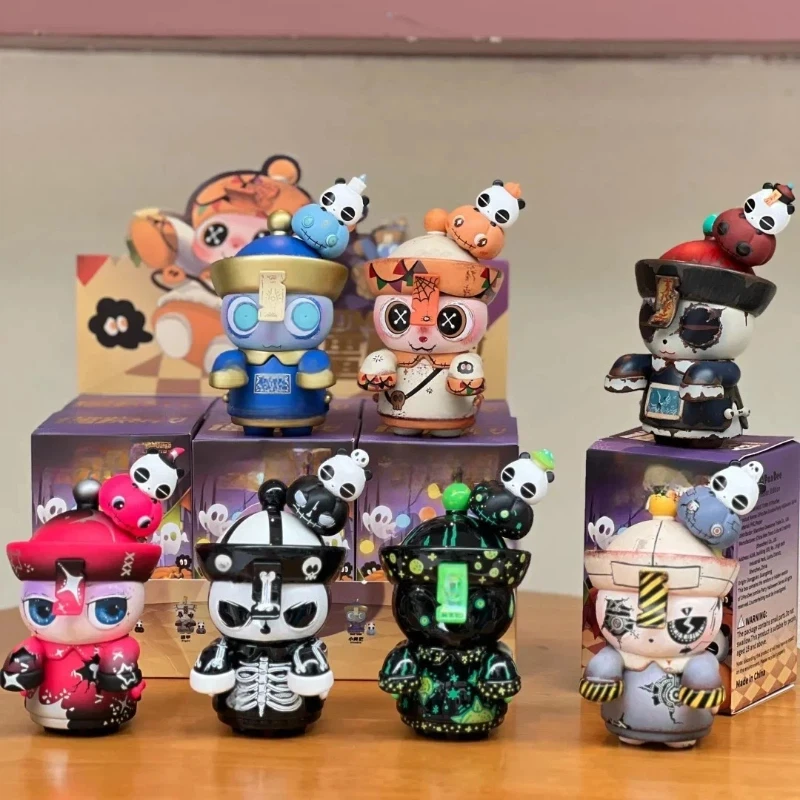 In Stock Opandee Zombie Party Halloween Series Blind Box Cute Desktop Ornament Trendy Toy Doll Handmade Birthday Surprise Gift